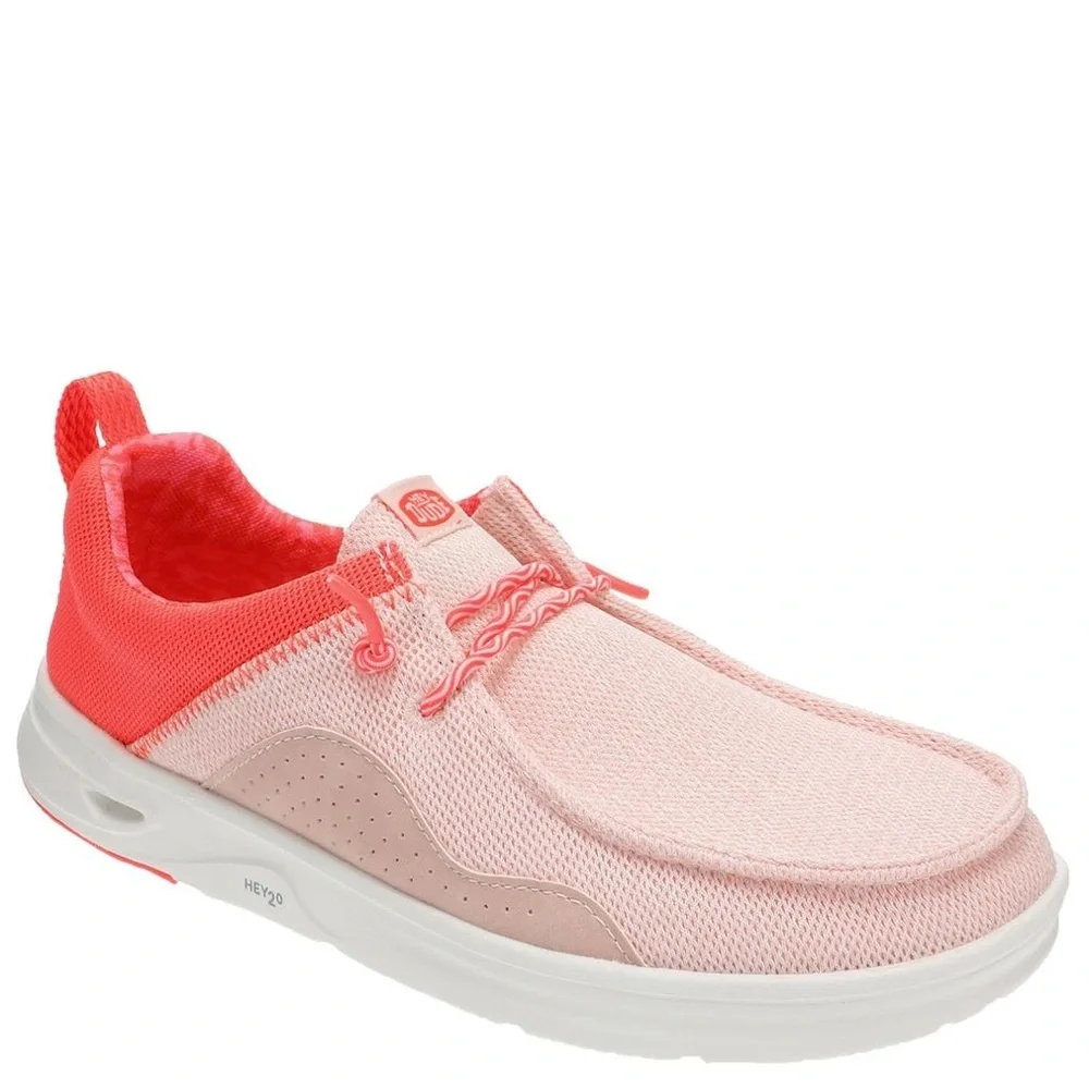 Hey Dude Wally Youth Hey20 Mesh Slip On Shoes Pale Pink Size C11 New